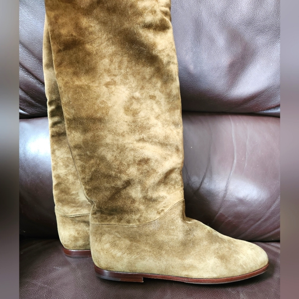 Brown GUCCI Knee High Boots